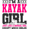 Fille de kayak