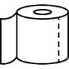 Toilet paper for emergencies