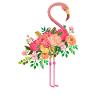Flamingo flowers