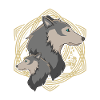 Wolf Wlfe Wolfsrudel Geschenk