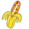 Banana Hot Dog Sausages