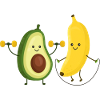 avocado banana dance