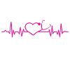 Infirmière rythme cardiaque