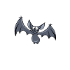 Süße Fledermaus. Bat Vampir Blutsauger