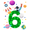 6e anniversaire, anniversaire pour enfants, cadeau