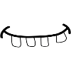 Tooth gap mouth