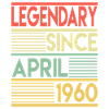60e anniversaire cadeau d'avril 1960
