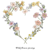 Heart flower bouquet
