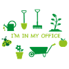 Garden - I'm in my office