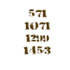 571 1071 1299 1453