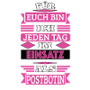 Postbotin Spruch