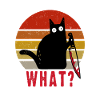 Black cat with knife what ?