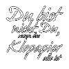 Klopapier lustig Spruch Virus Statement