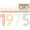 Cassetta vintage 1975