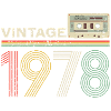 Vintage cassette 1978