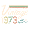 Millésime 1973 - 47e anniversaire