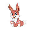 Cute brown bunny