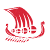 Dänemark Drachenboot Flagge Wikingerschiff