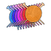 Retro Yarn Ball - Knitting & Crocheting