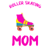 Rollerskate birthday mom gifts t-shirt