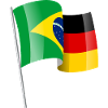 BRAZIL GERMANY FLAG FLAG