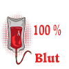 Blut 100 Prozent Blutspender