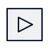 Square Play Symbol Design