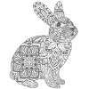 lapin de mandala