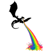 Regenbogen-Drache