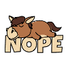 Nope horse