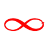 Hotwife infinity red symbol