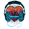 Music headphones heartbeat soundtrack