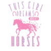 Cheval rose pour les filles