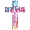 John 3:16 Cross Bible Verse Christian Clothing