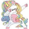 Dabbing Einhorn Geschenk