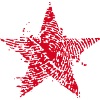 Red star fingerprint