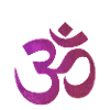 Om mandala purple