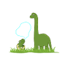 Papa existe Dieu athée dinosaure