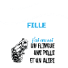 Fille magnifique humour papa