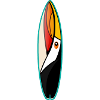 Surf toucan surfboard