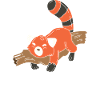 Red Panda Cute Lazy Woodland Animal To Do List