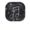 Musical note retro icon