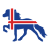 Cheval islandais - drapeau