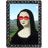 Mona Lisa with sunglasses