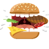 Anger / screaming hamburger