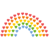 Rainbow from the heart