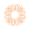 Sun hippie orange