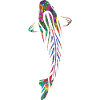 Koi carp mosaic
