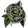 Dollar Geld Schein Blume