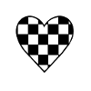 Checkered heart